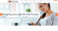 Desktop Screenshot of drishtieye.in