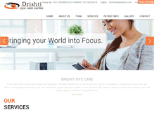 Tablet Screenshot of drishtieye.in